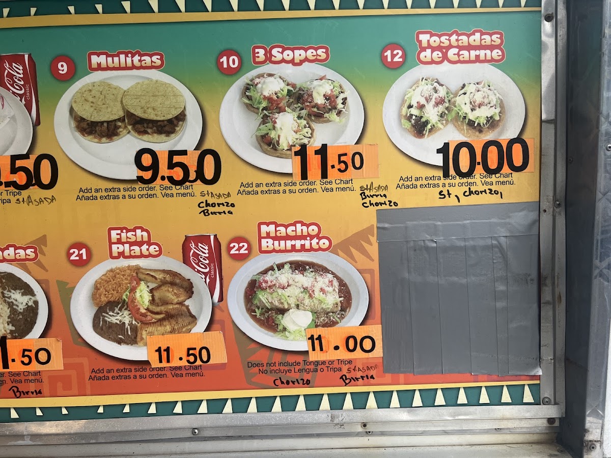 Menu Taqueria La Fondita-5