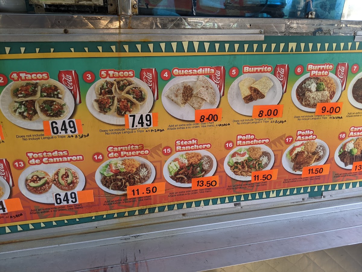 Menu Taqueria La Fondita-7