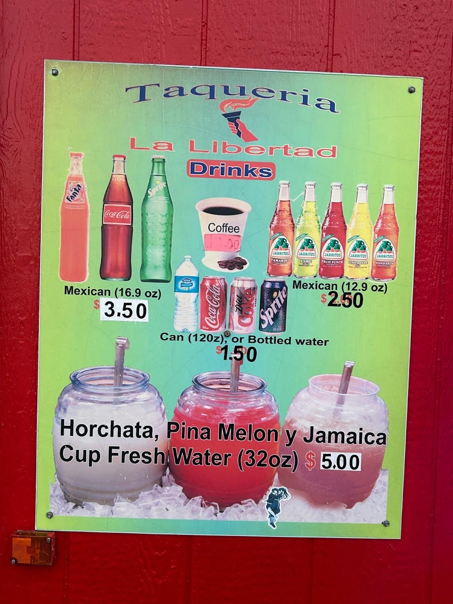 Menu Taqueria La Libertad-2