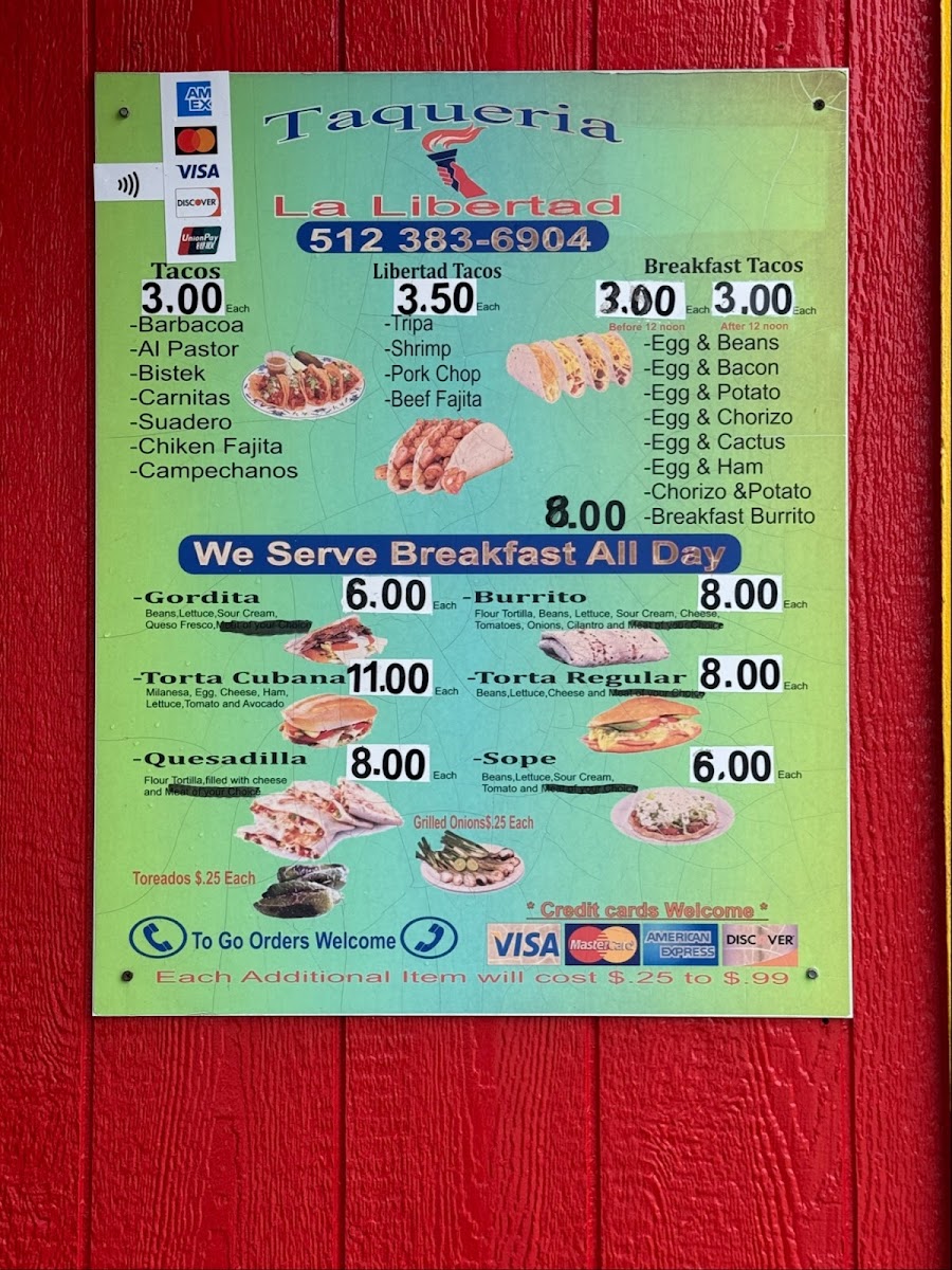 Menu Taqueria La Libertad-3