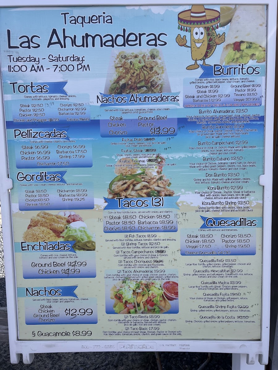 Menu Taqueria Las Ahumaderas-2