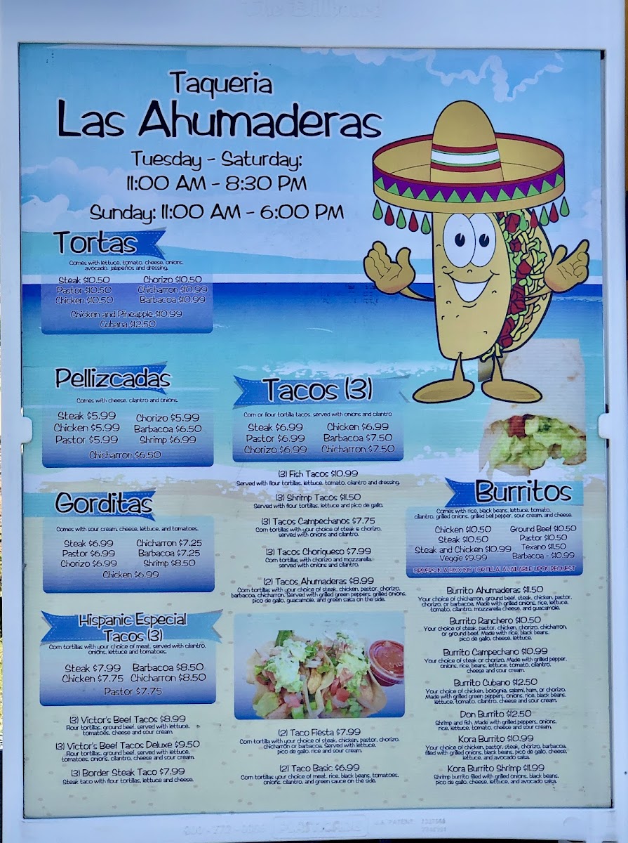 Menu Taqueria Las Ahumaderas-6