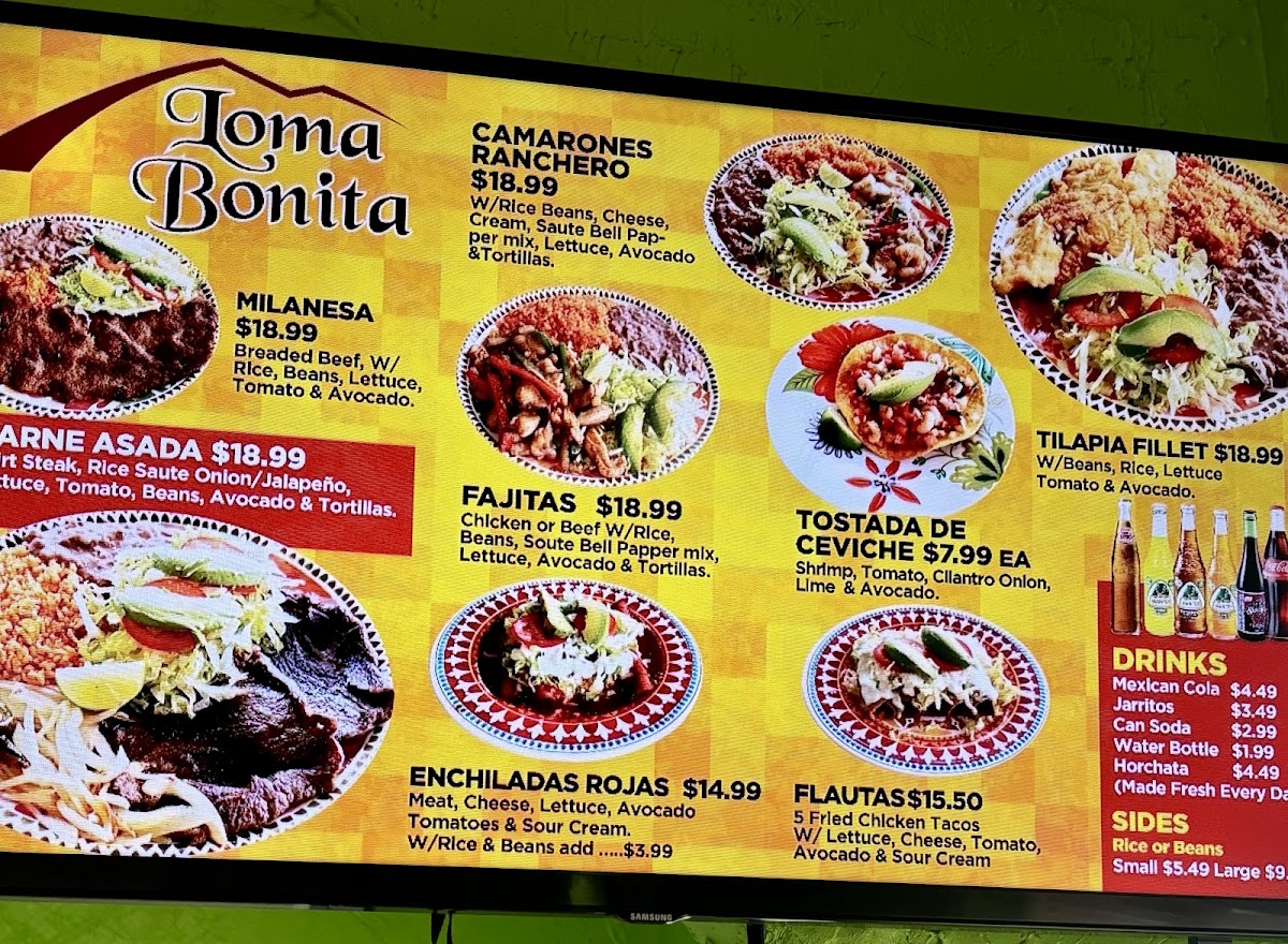 Menu Taqueria Loma Bonita-1