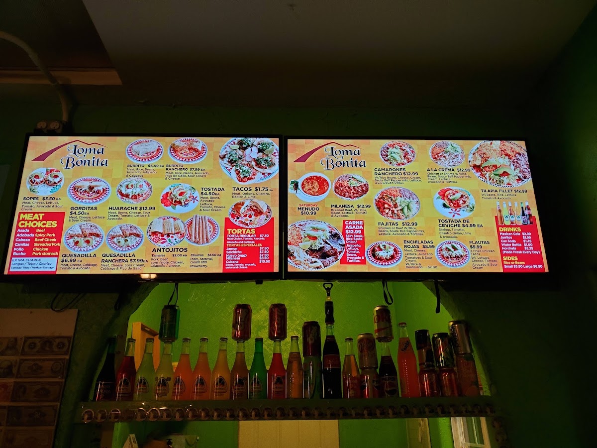Menu Taqueria Loma Bonita-5