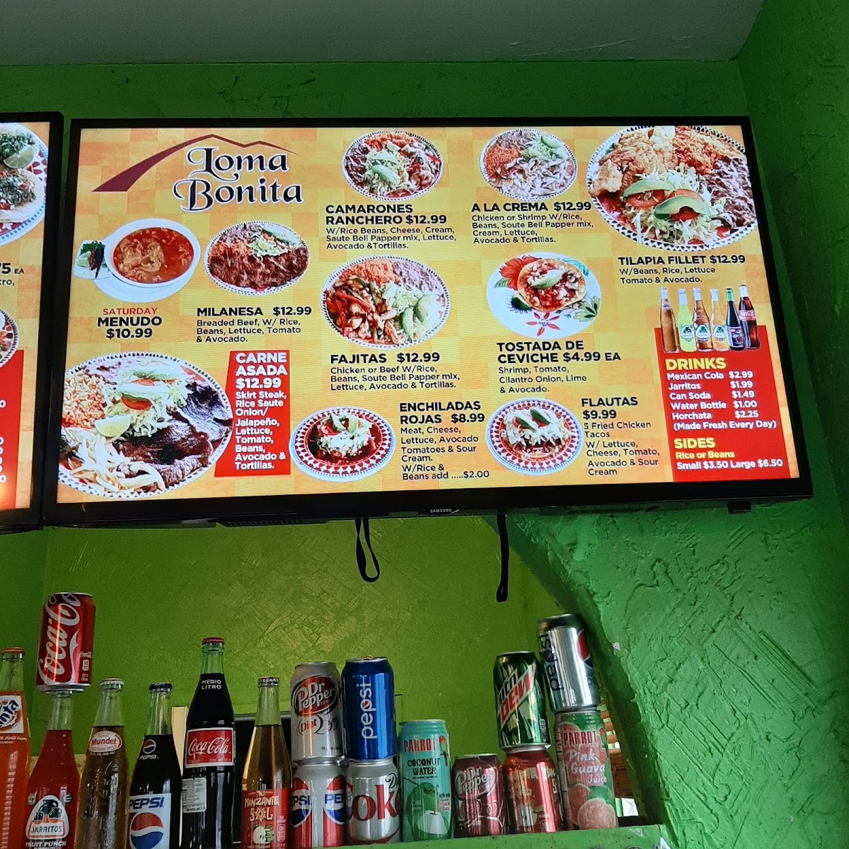 Menu Taqueria Loma Bonita-6