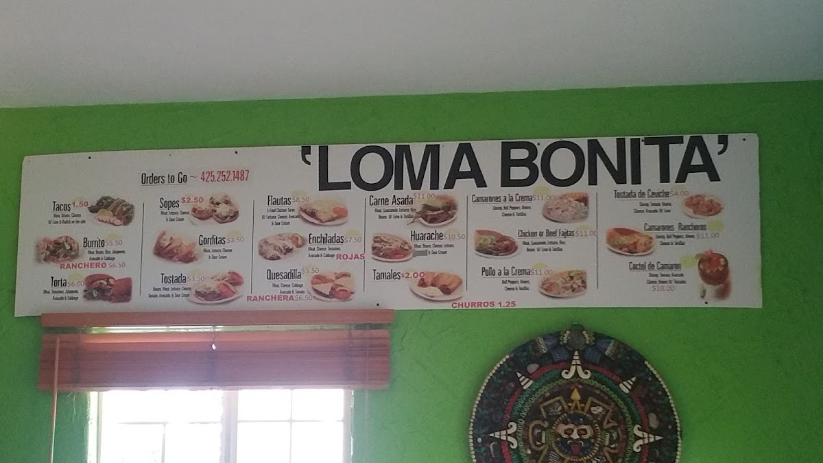 Menu Taqueria Loma Bonita-7