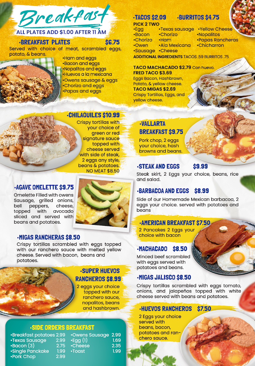 Menu Taqueria Los Agaves-1