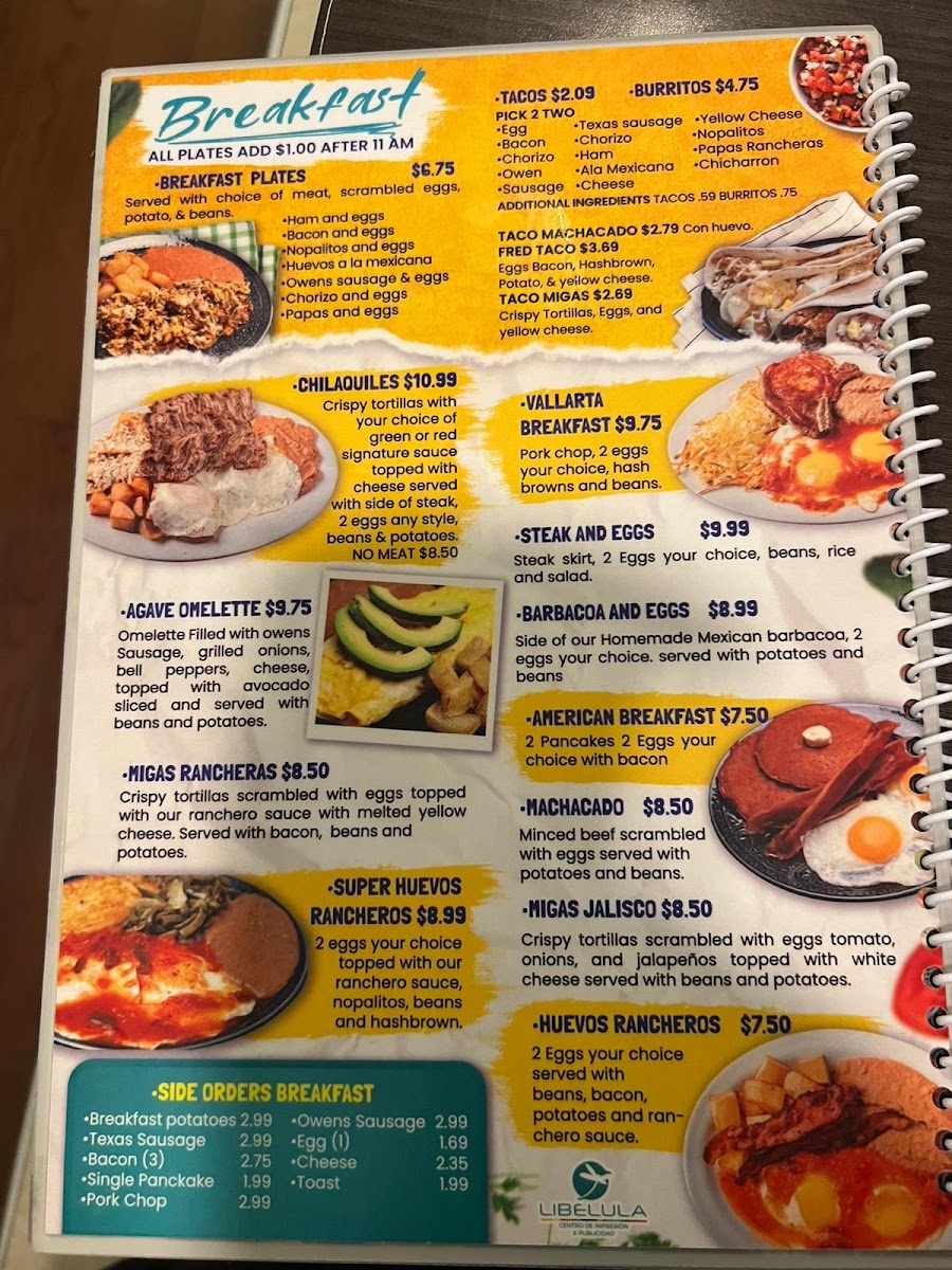 Menu Taqueria Los Agaves-9