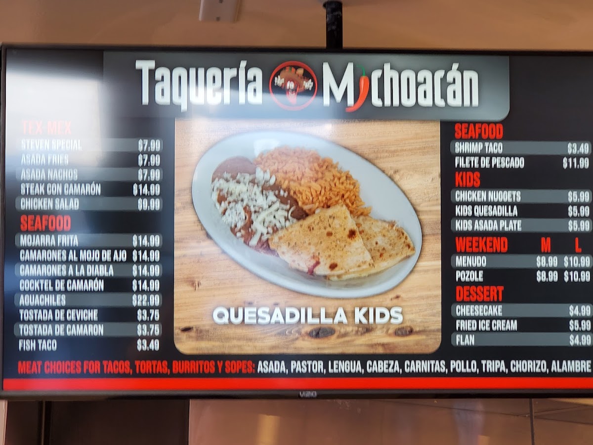 Menu Taqueria Michoacan Walnut-3