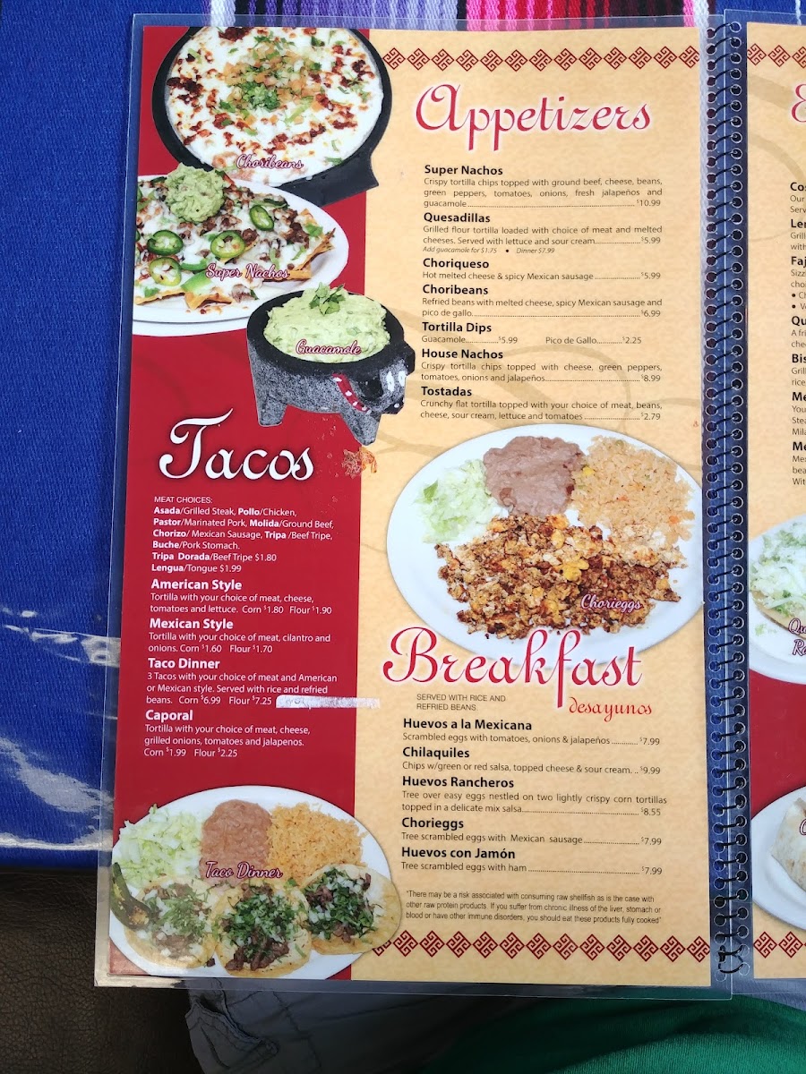 Menu Taqueria San Jose-7