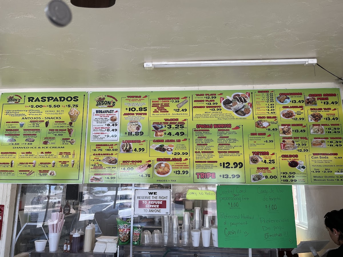Menu Taqueria Y Raspados Jason-5