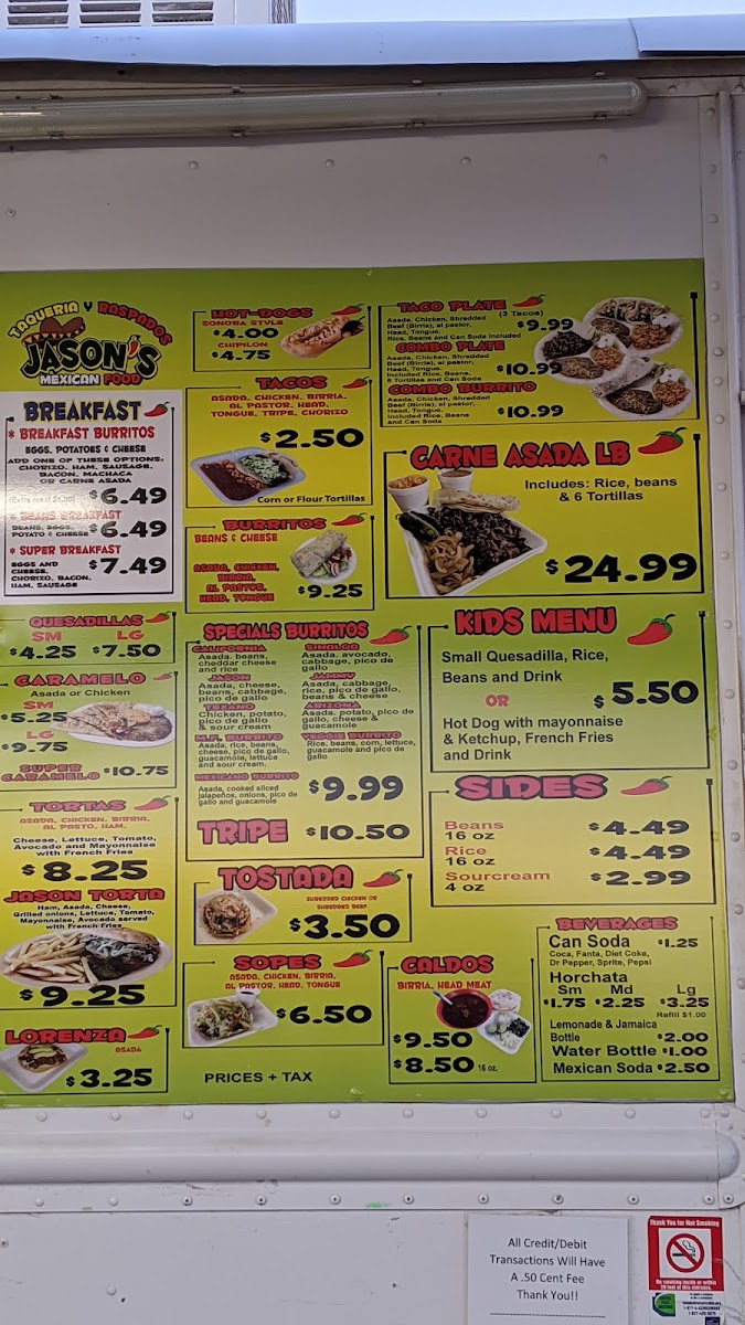 Menu Taqueria Y Raspados Jason-6