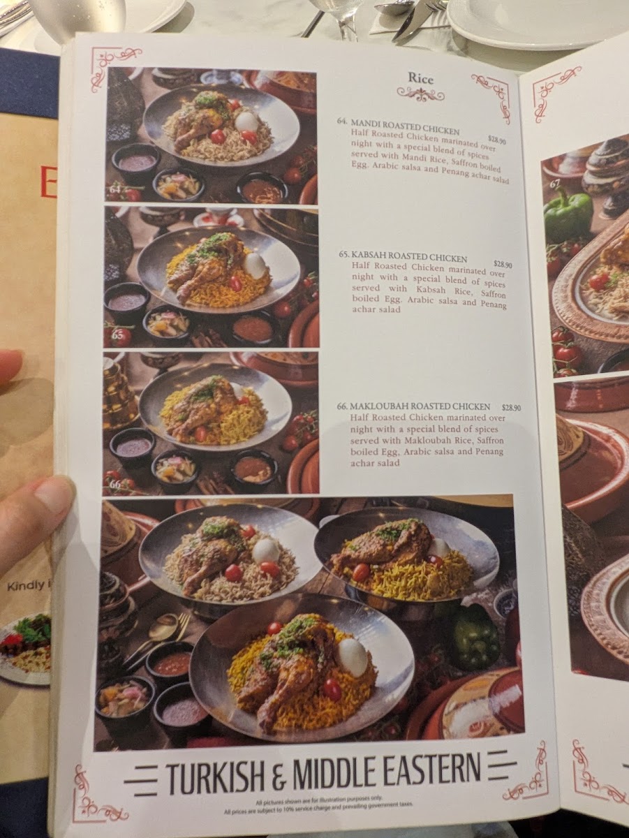 Menu Tarboush Restaurant @ Arab Street-3