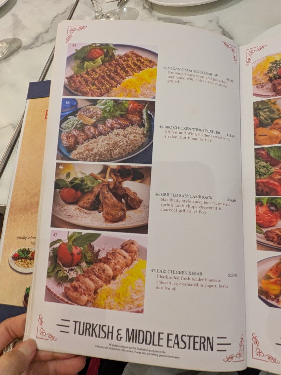 Menu Tarboush Restaurant @ Arab Street-4
