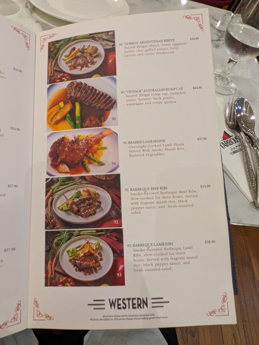 Menu Tarboush Restaurant @ Arab Street-8