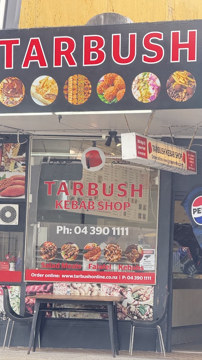 Menu Tarbush Kebab Shop Nz-3