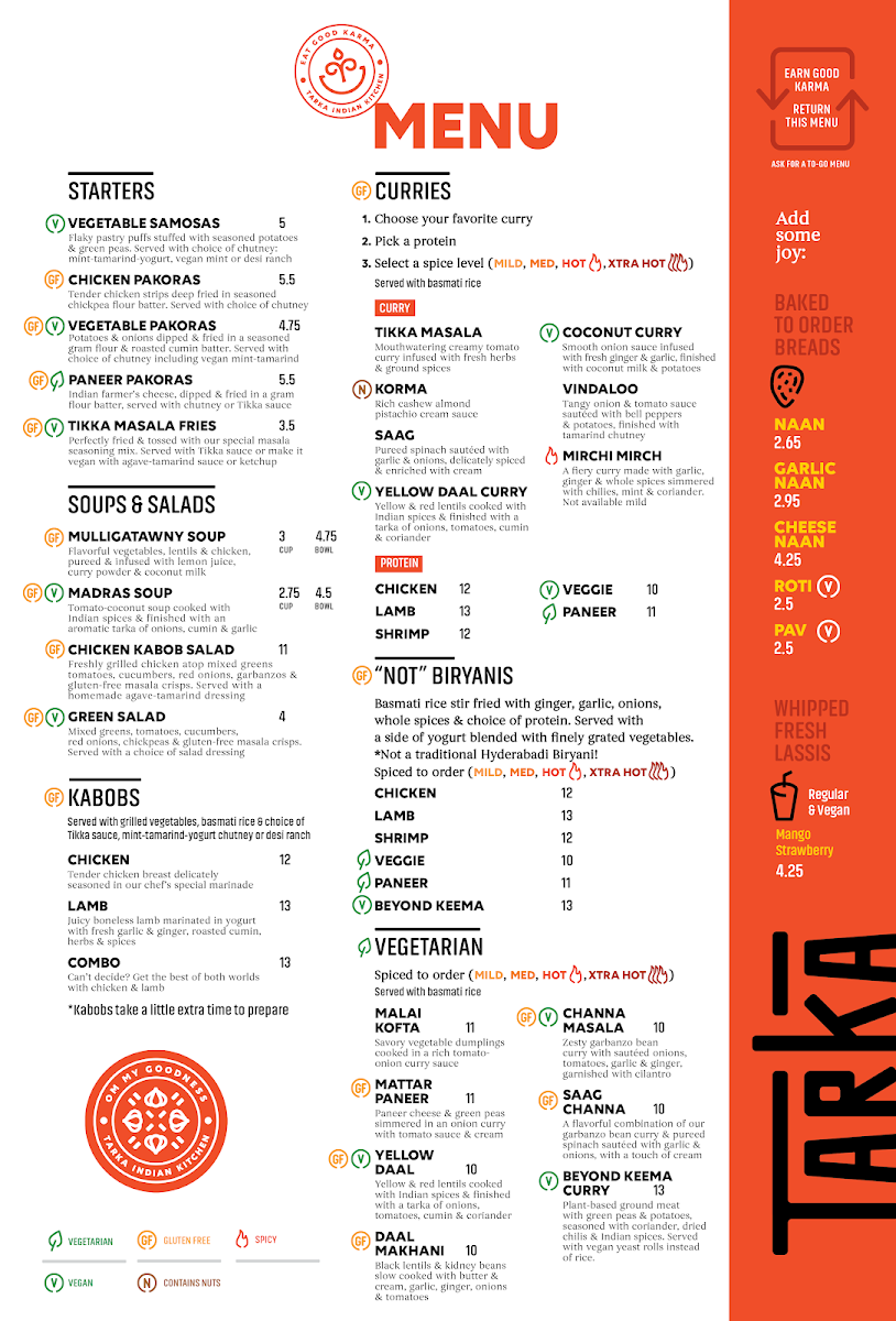Menu Tarka Indian Kitchen-2