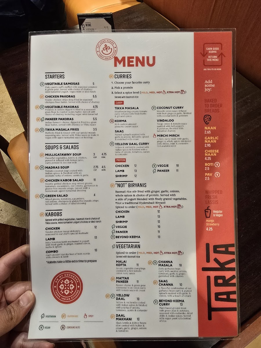 Menu Tarka Indian Kitchen-4