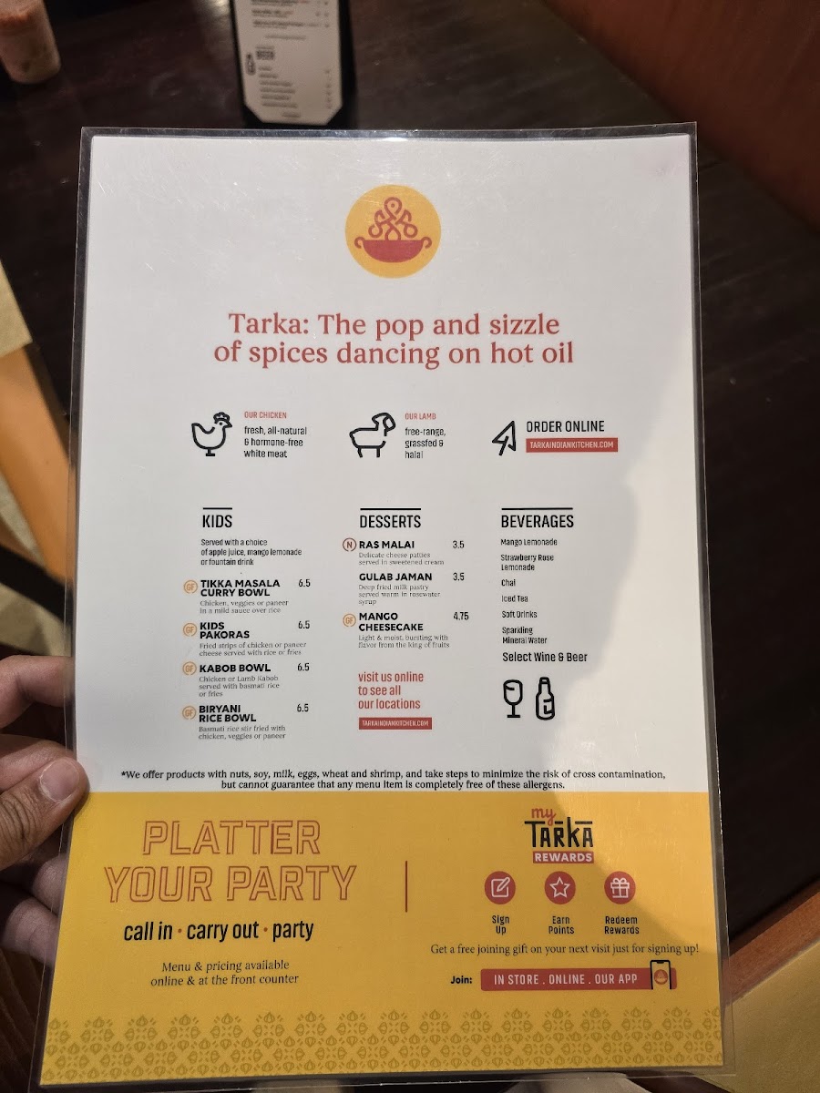Menu Tarka Indian Kitchen-5