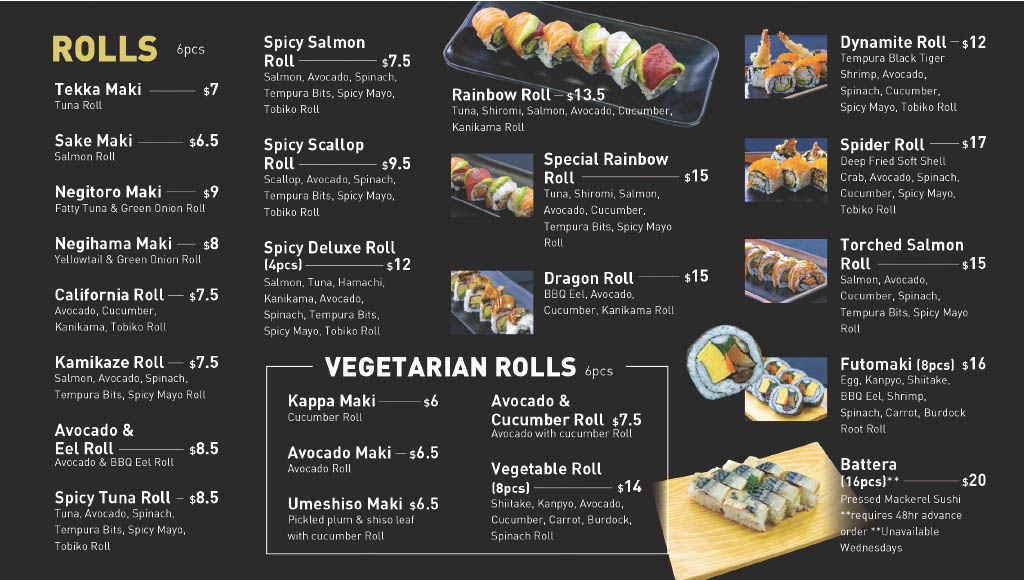 Menu Taro’S Fish-1