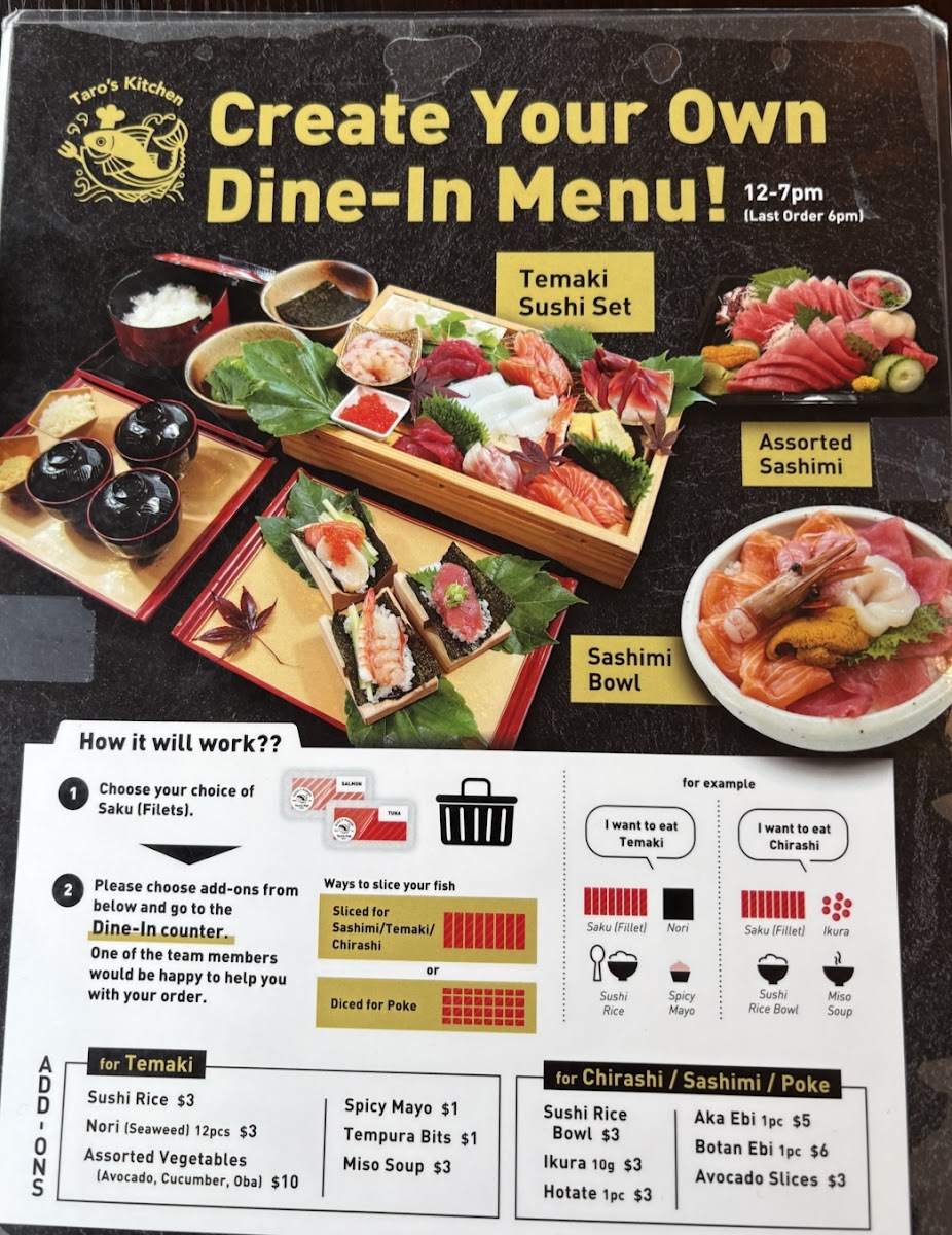 Menu Taro’S Fish-4