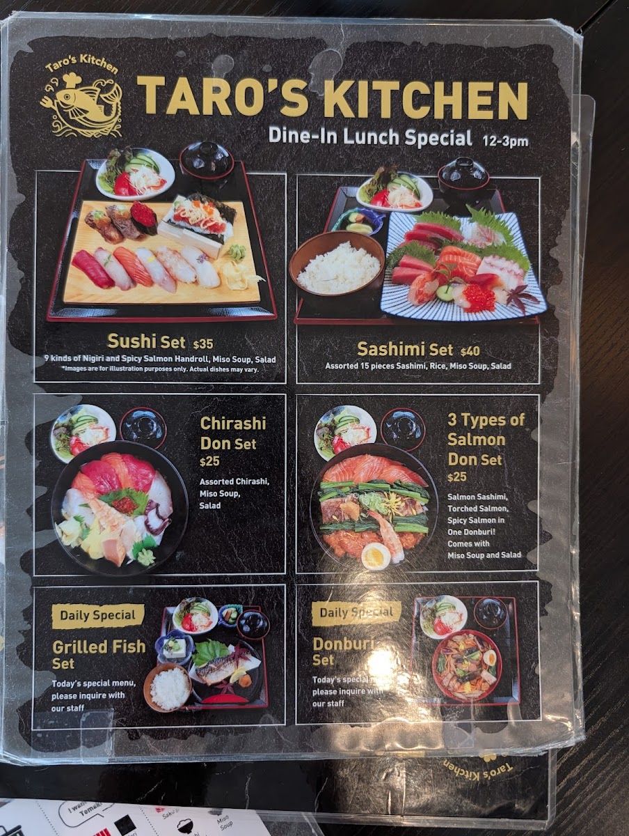 Menu Taro’S Fish-5