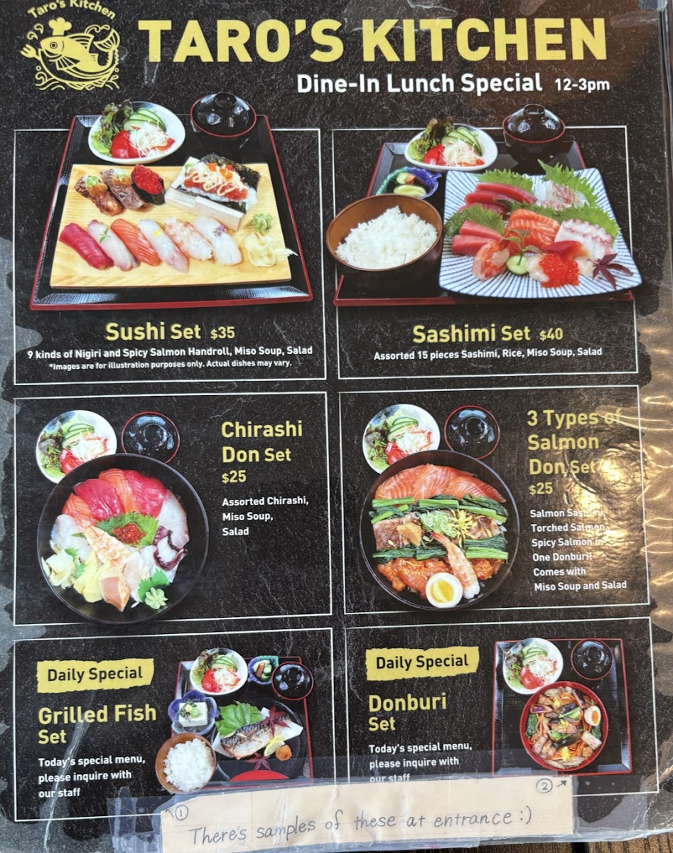Menu Taro’S Fish-9