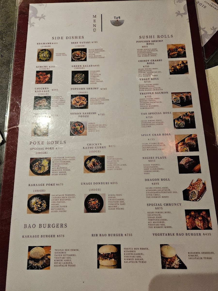 Menu Tas Ramen & Sushi Bar-4
