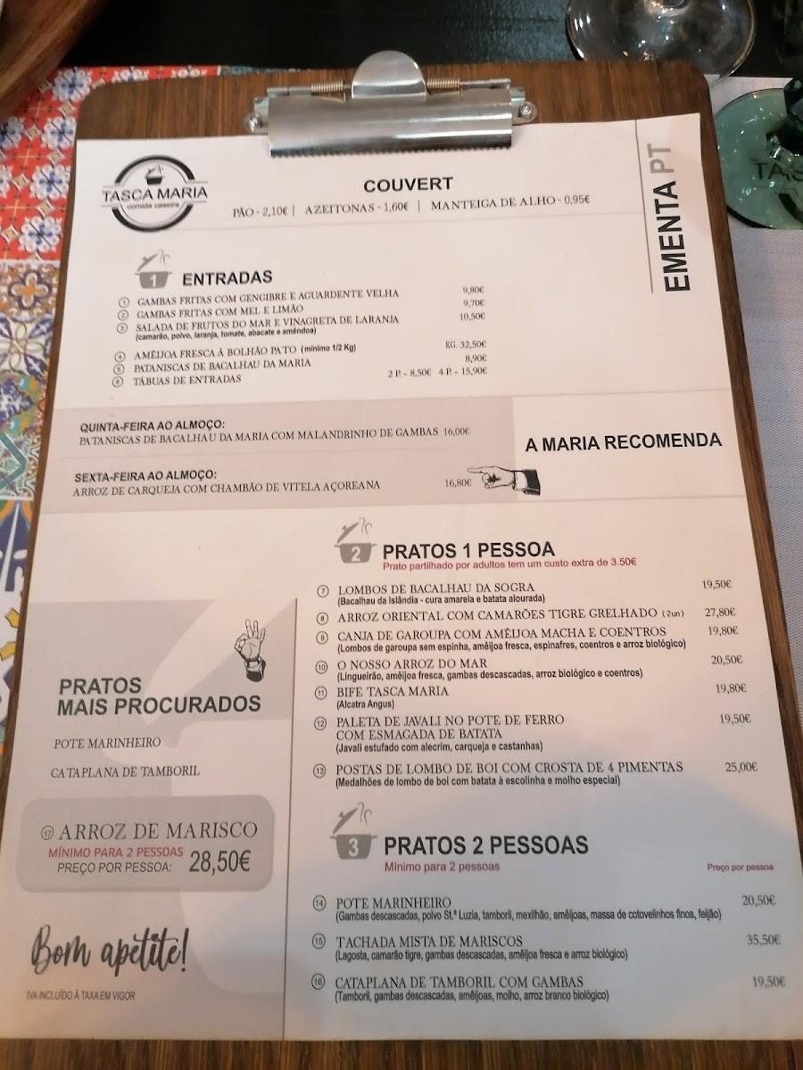 Menu Tasca Maria - Comida Caseira-3