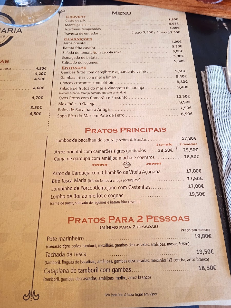 Menu Tasca Maria - Comida Caseira-4