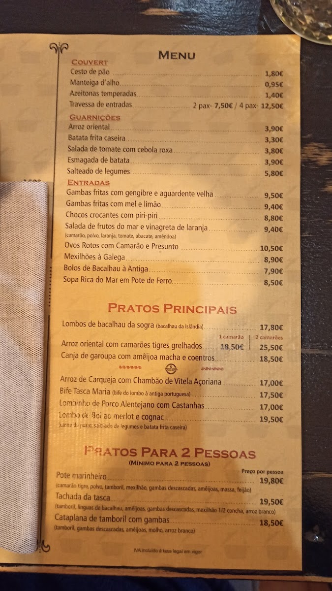 Menu Tasca Maria - Comida Caseira-5
