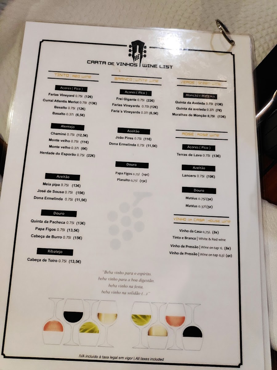 Menu Tasca O Capitólio-1