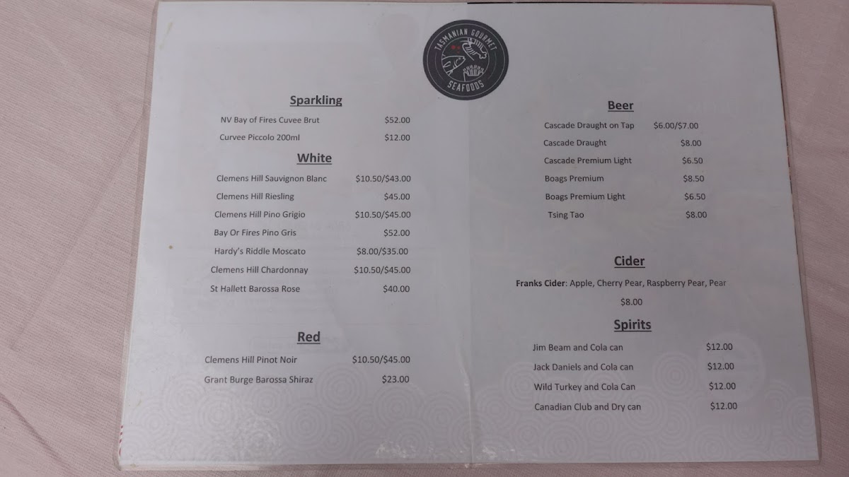 Menu Tasmanian Gourmet Seafoods-6