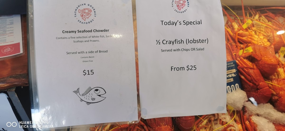 Menu Tasmanian Gourmet Seafoods-8