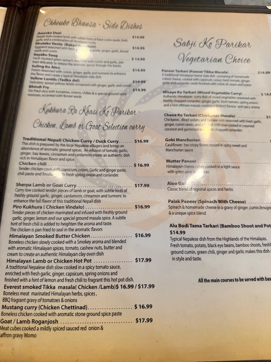 Menu Taste From Everest-6