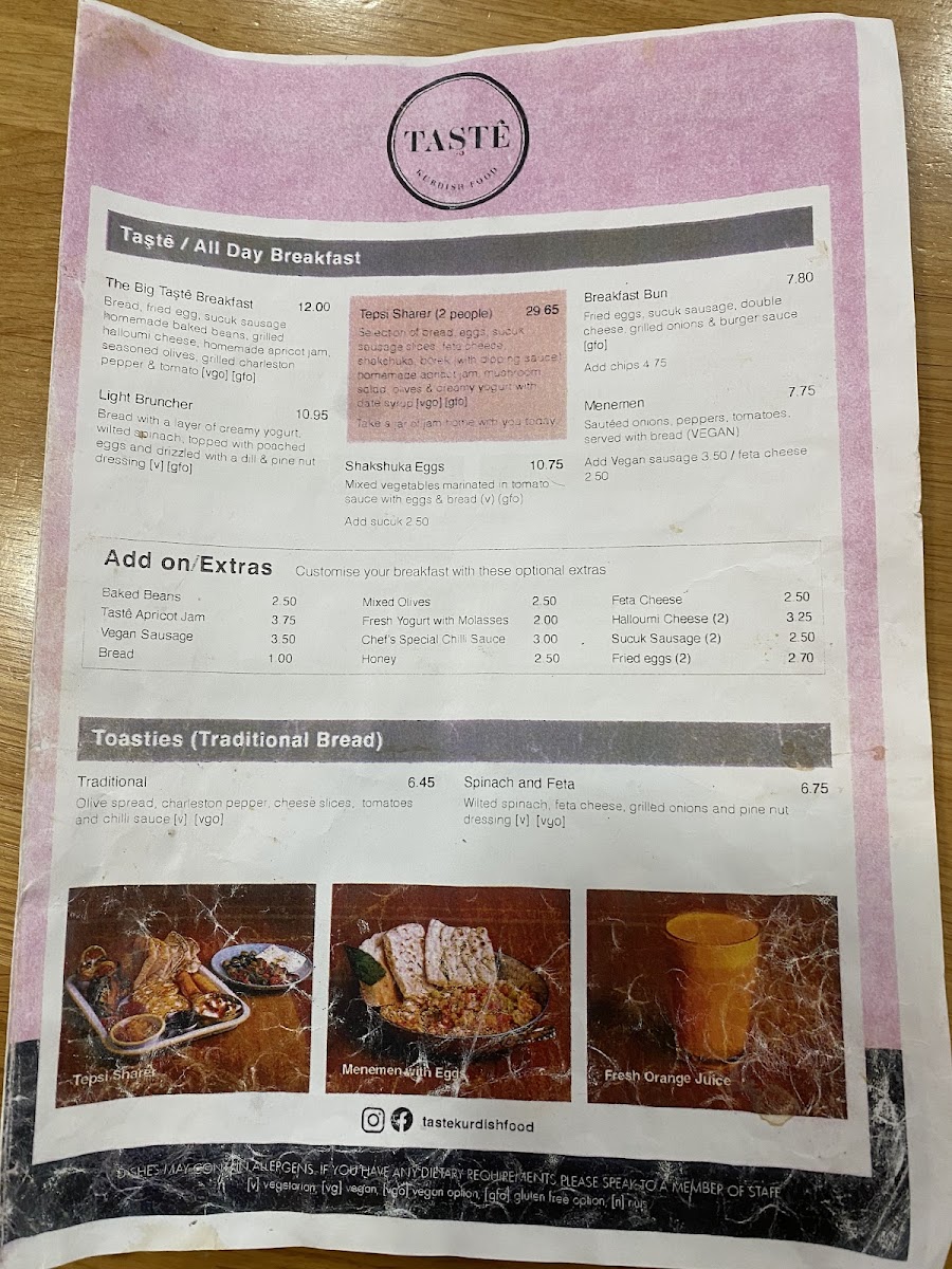 Menu Taste Kurdish Food-3