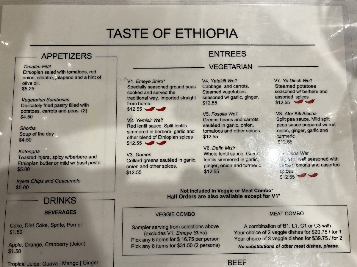 Menu Taste Of Ethiopia-10