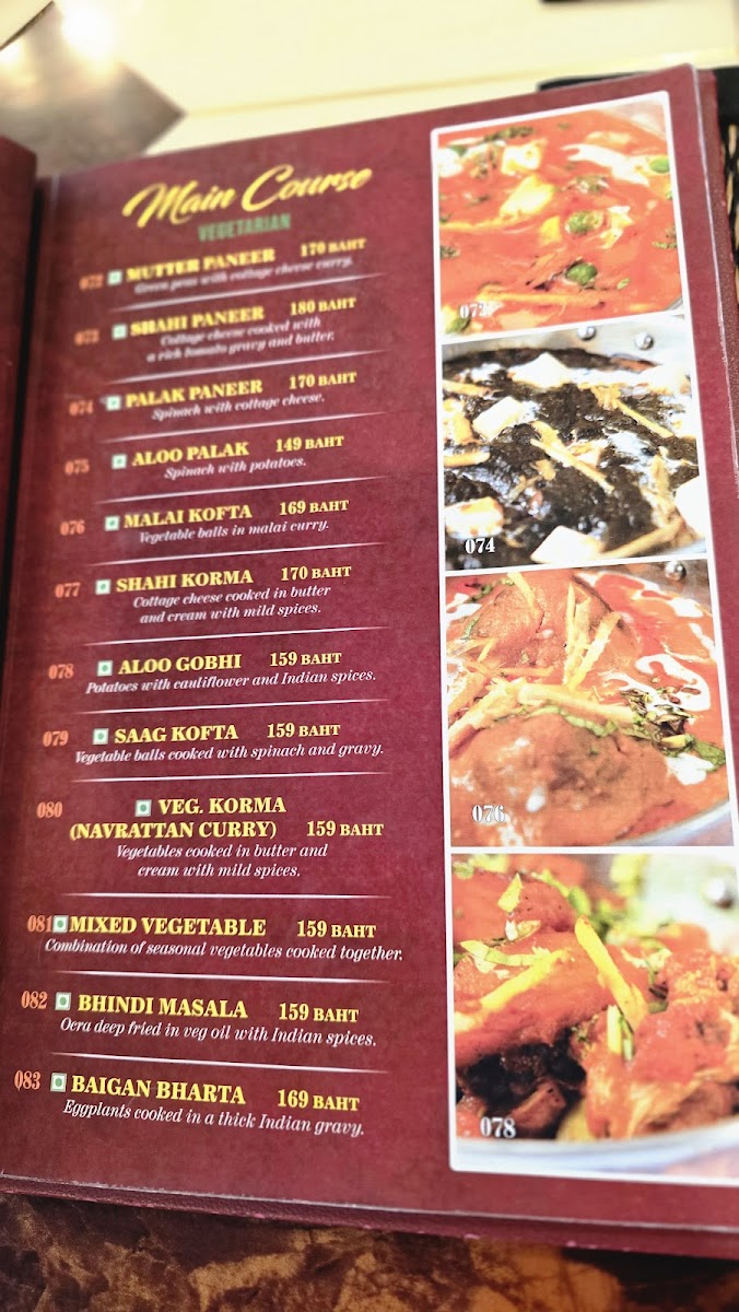 Menu Taste Of India Bangkok-10
