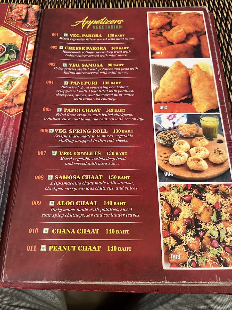 Menu Taste Of India Bangkok-2