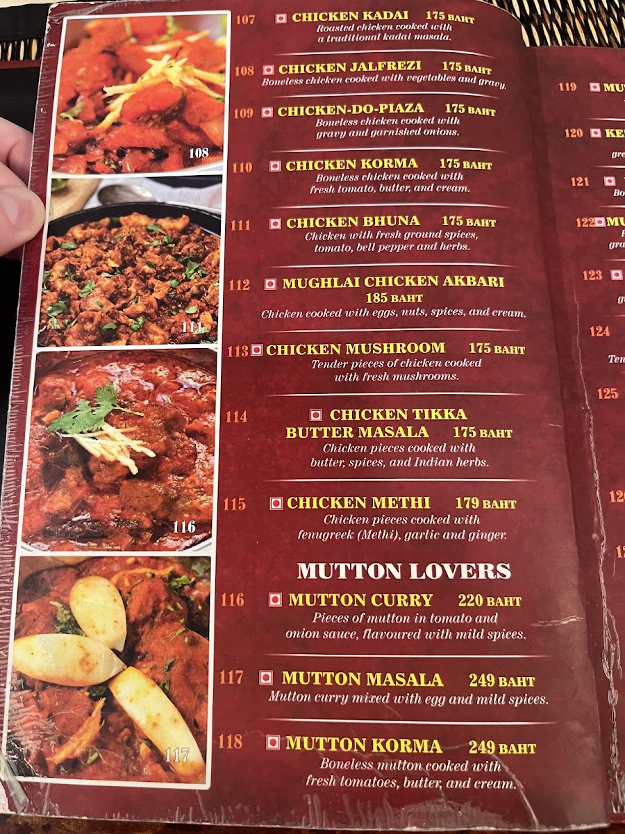 Menu Taste Of India Bangkok-3