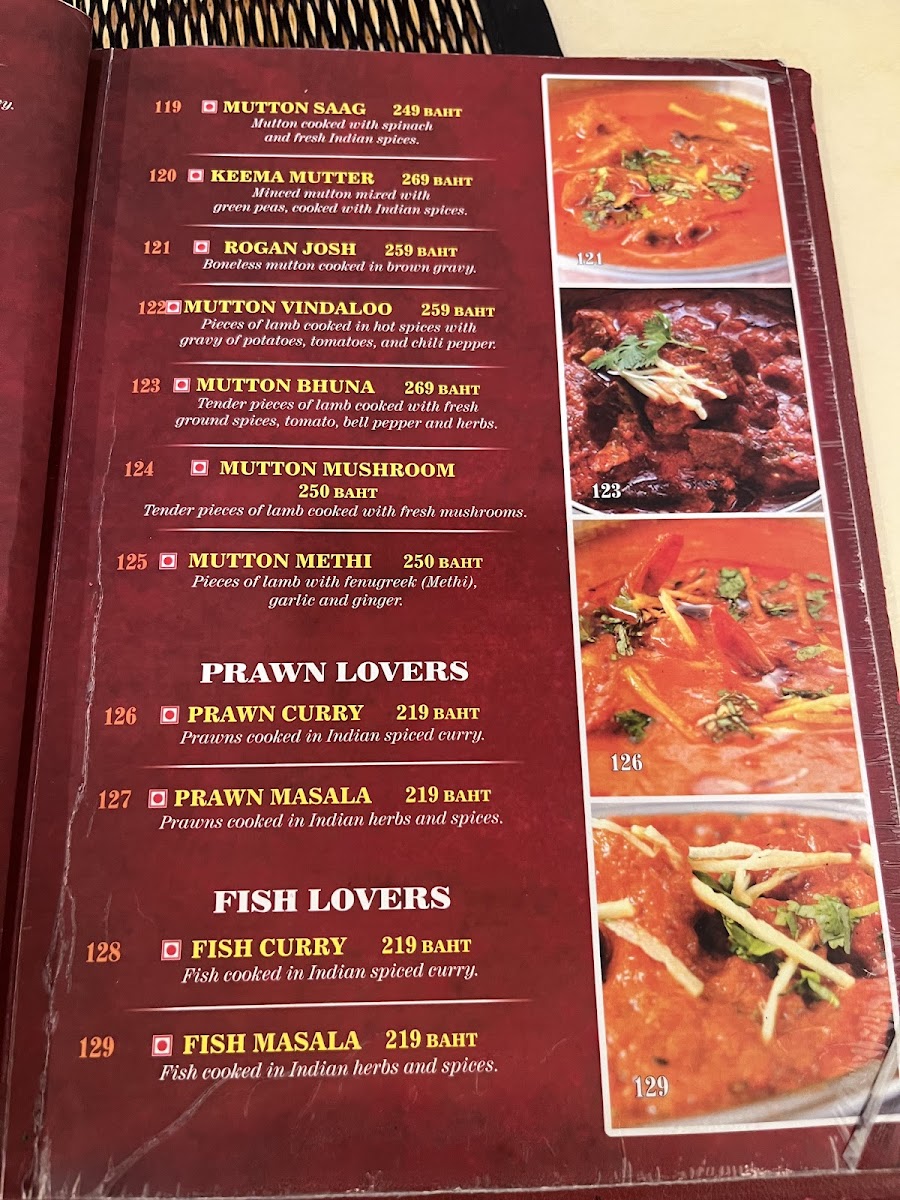 Menu Taste Of India Bangkok-6