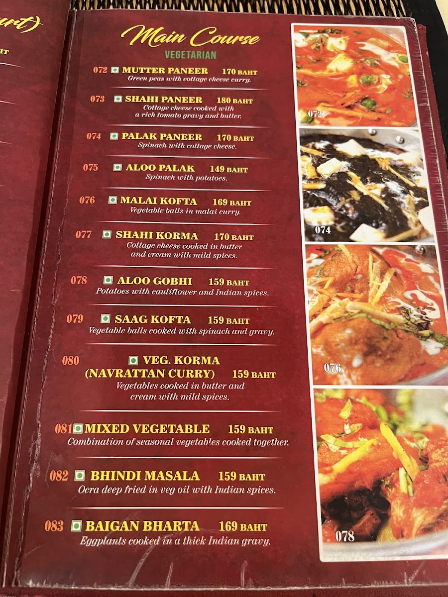 Menu Taste Of India Bangkok-7