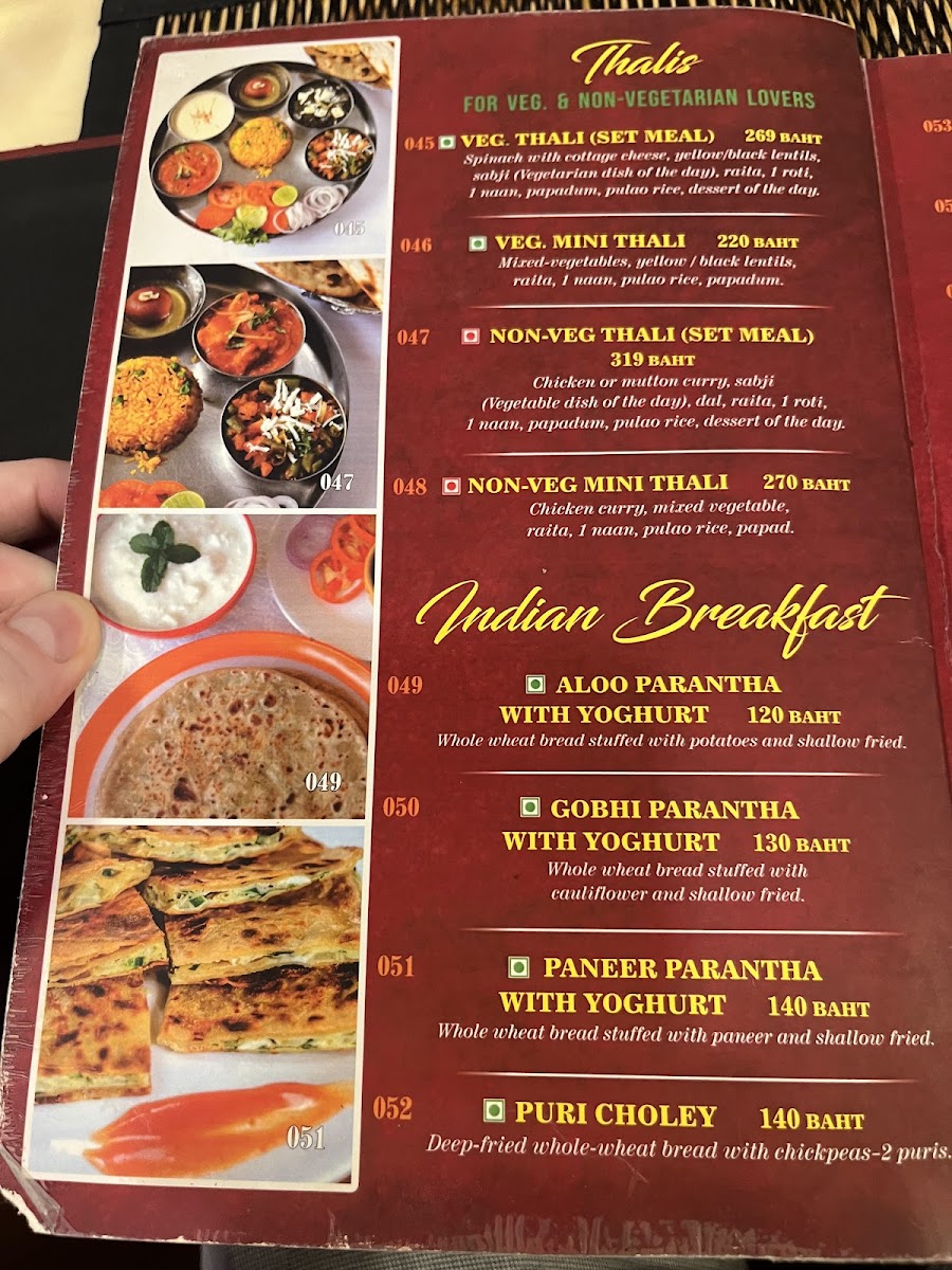 Menu Taste Of India Bangkok-9