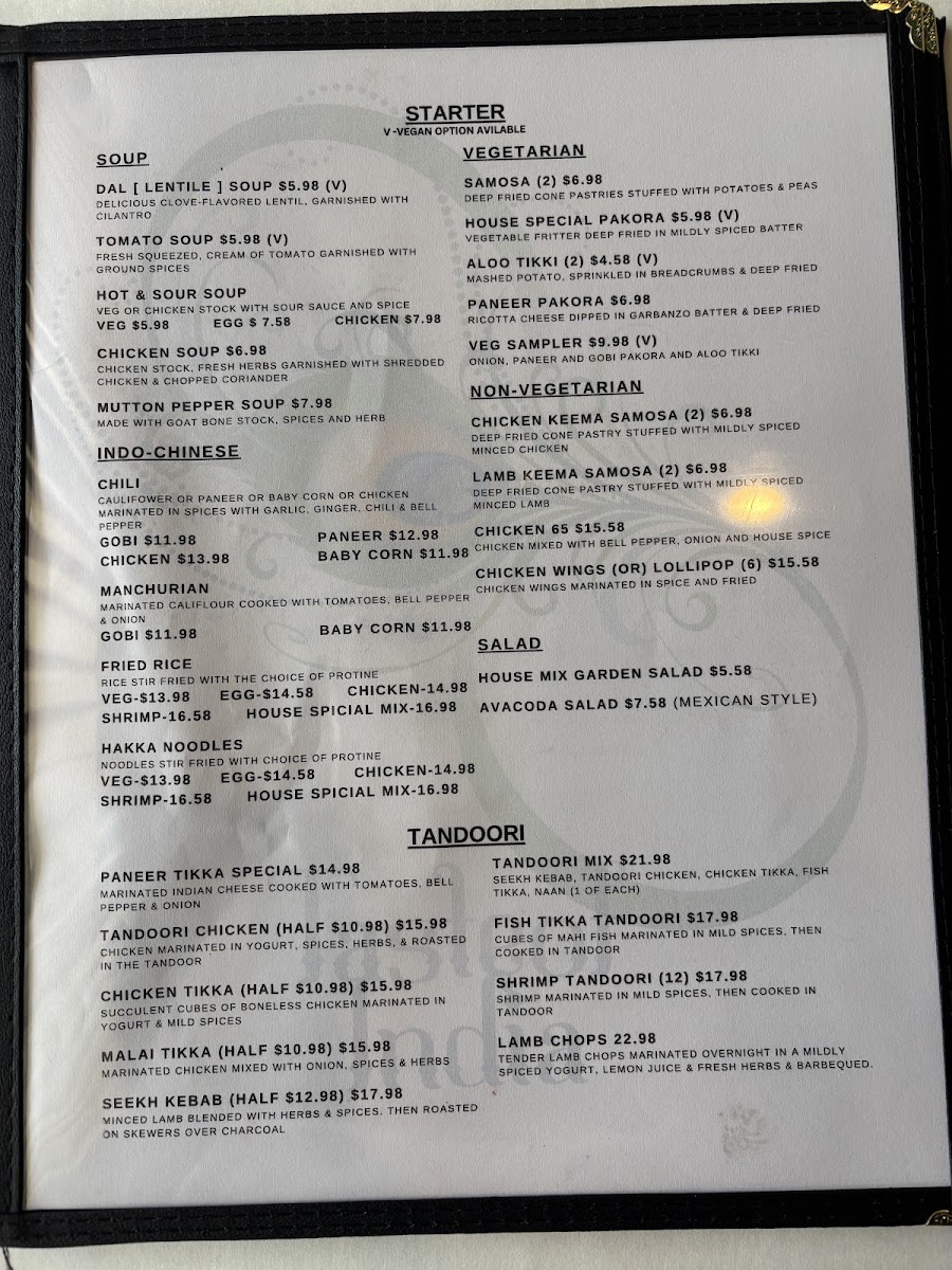 Menu Taste Of India Restaurant - Banquet & Catering-1