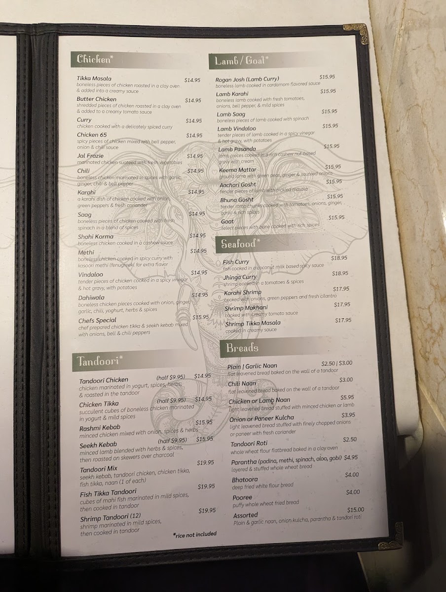 Menu Taste Of India Restaurant - Banquet & Catering-8