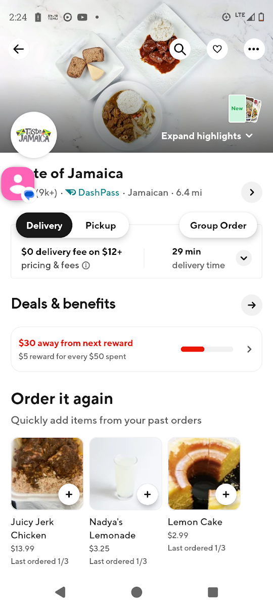 Menu Taste Of Jamaica-3