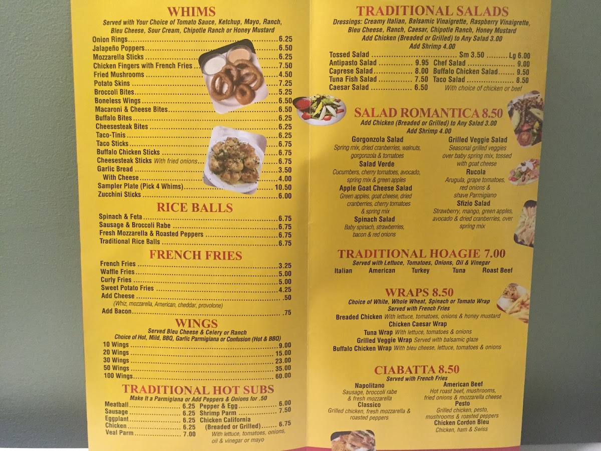 Menu Taste Of Naples 206-7