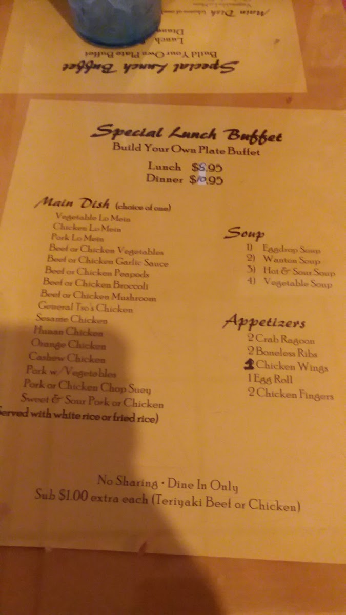 Menu Taste Of Orient-4