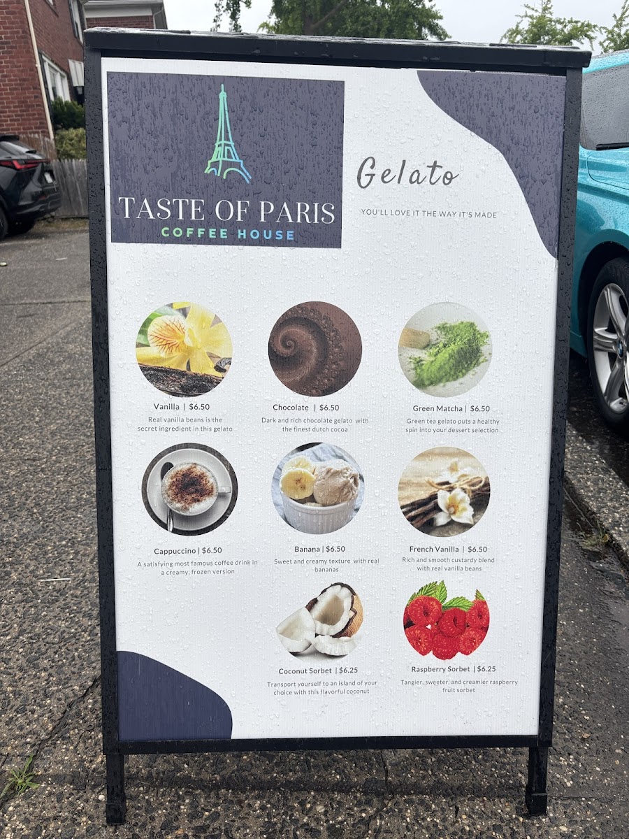 Menu Taste Of Paris Coffeehouse-3
