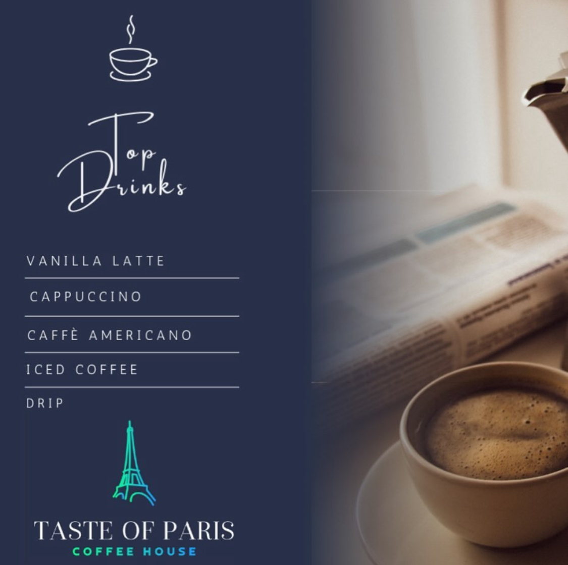 Menu Taste Of Paris Coffeehouse-6
